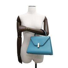 Load image into Gallery viewer, Valextra Valextra Iside Jewel Aqua MarinaWBES0056089LOCLGBA Smooth Calf Leather Size Medium
