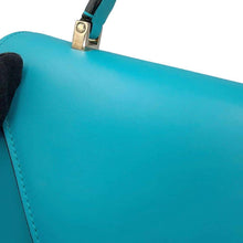 Load image into Gallery viewer, Valextra Valextra Iside Jewel Aqua MarinaWBES0056089LOCLGBA Smooth Calf Leather Size Medium
