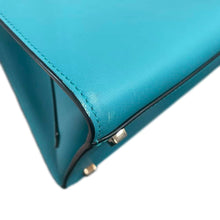 Load image into Gallery viewer, Valextra Valextra Iside Jewel Aqua MarinaWBES0056089LOCLGBA Smooth Calf Leather Size Medium
