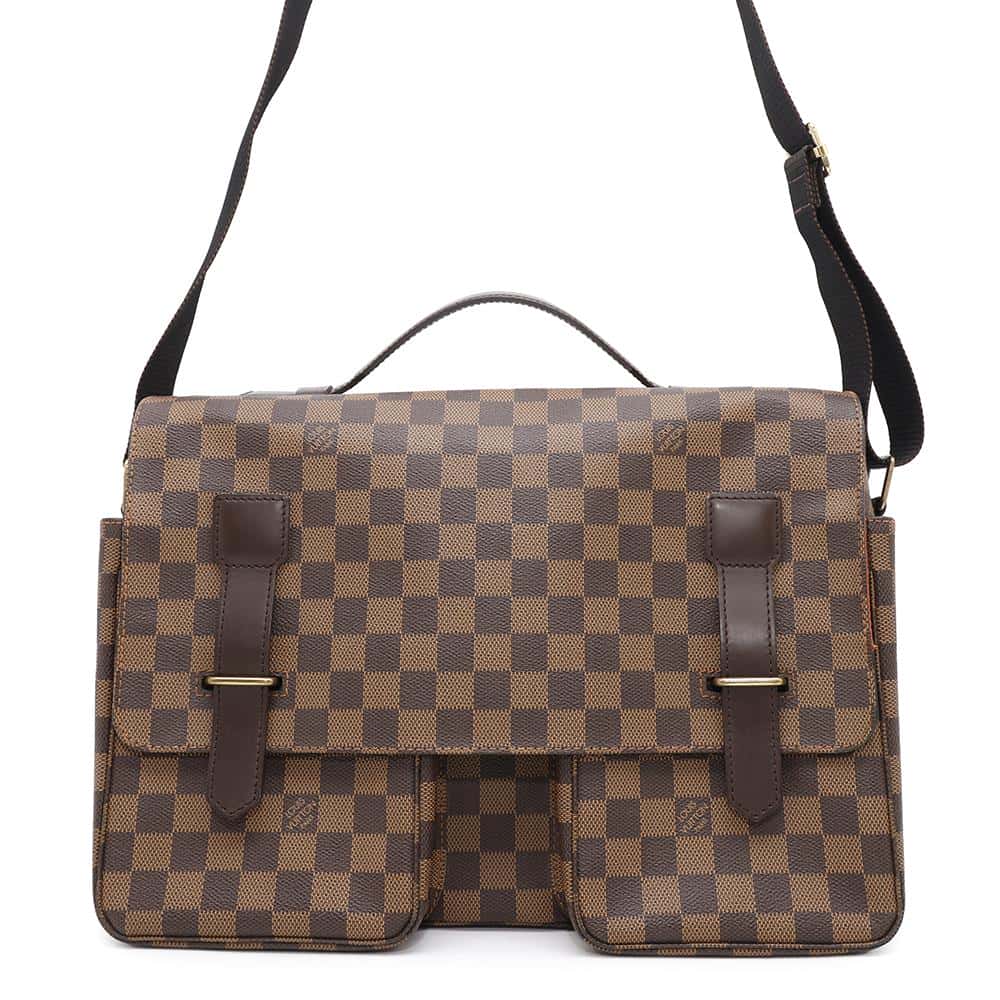 LOUIS VUITTON Broadway RedN42270 Damier Ebene Canvas
