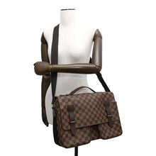 将图像加载到图库查看器中，LOUIS VUITTON Broadway RedN42270 Damier Ebene Canvas
