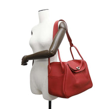 Load image into Gallery viewer, HERMES Lindy Rouge Casaque Taurillon Clemence Size 34
