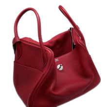 Load image into Gallery viewer, HERMES Lindy Rouge Casaque Taurillon Clemence Size 34
