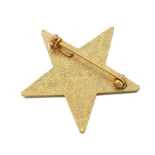 Load image into Gallery viewer, CHANEL Star motif brooch Beige/Gold Metal
