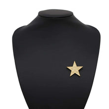 Load image into Gallery viewer, CHANEL Star motif brooch Beige/Gold Metal
