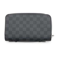 将图像加载到图库查看器中，LOUIS VUITTON Zippy XL NoirN41503 Damier Graphite
