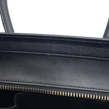 Load image into Gallery viewer, CELINE Luggage shopper Natural/Black/Red167792 Canvas Leather Size micro
