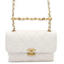 Load image into Gallery viewer, CHANEL Matelasse ChainShoulder Bag WhiteAS3226 Lambskin

