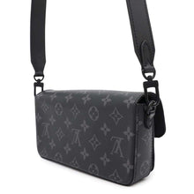Load image into Gallery viewer, LOUIS VUITTON Montsouris Wearable Wallet BlackM83567 Monogram Eclipse
