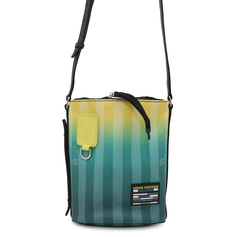LOUIS VUITTON Sac Malang Yellow/GreenM59920 Damier stripe