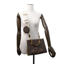 将图像加载到图库查看器中，LOUIS VUITTON Onthego RedM46373 Monogram Monogram Reverse Canvas Monogram Giant Size PM
