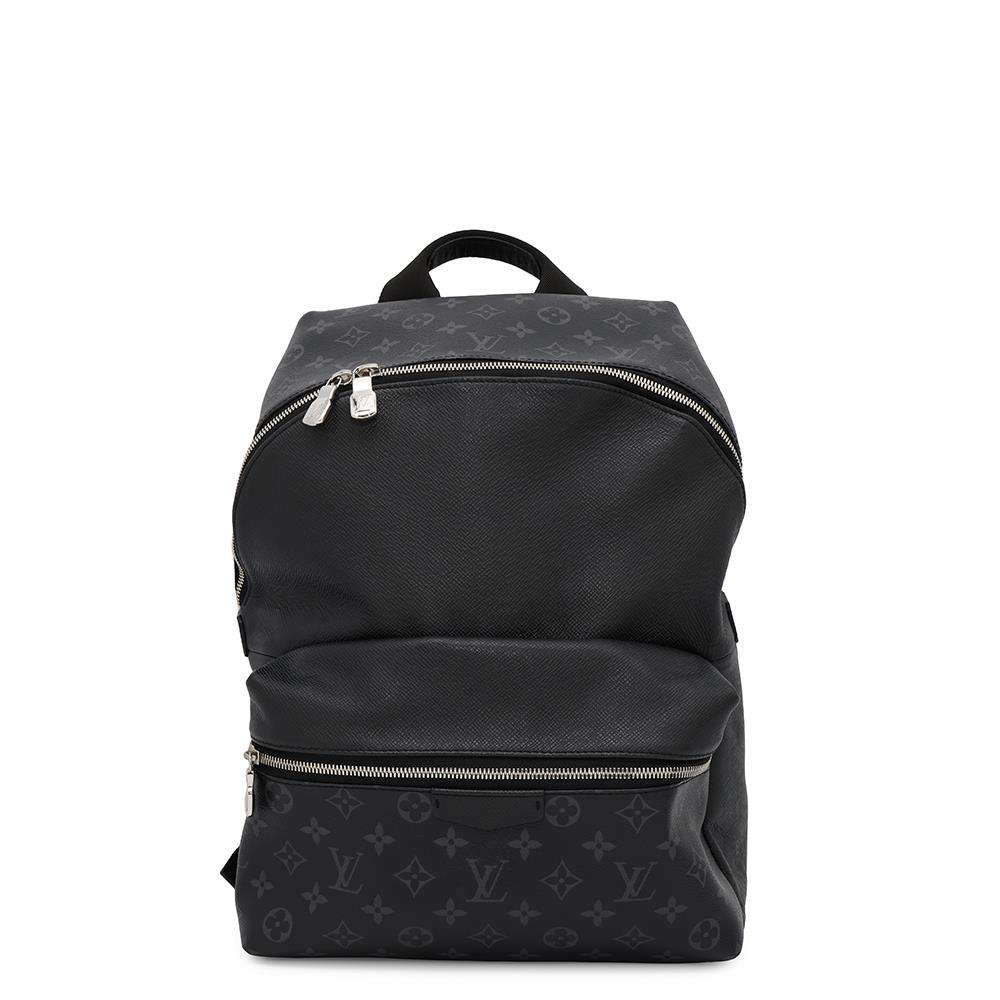 LOUIS VUITTON Discovery・Backpack NoirM30230 Taiga Leather Monogram Eclipse