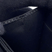 将图像加载到图库查看器中，BURBERRY TB logo Zip Around Long Cloth Black8011601 Leather
