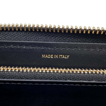 将图像加载到图库查看器中，BURBERRY TB logo Zip Around Long Cloth Black8011601 Leather
