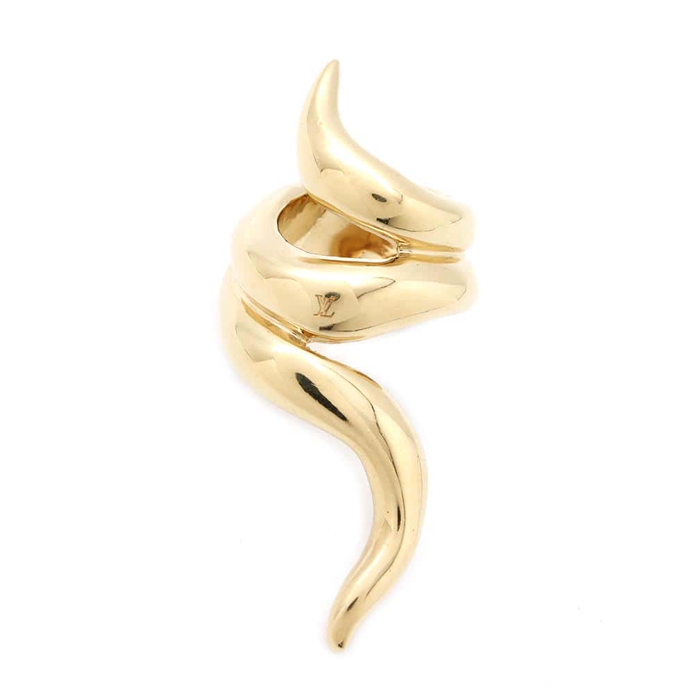 LOUIS VUITTON ★Ring Size S GoldMP1955 Metal