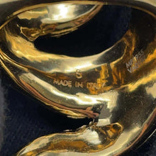 Load image into Gallery viewer, LOUIS VUITTON ★Ring Size S GoldMP1955 Metal
