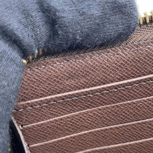 Load image into Gallery viewer, LOUIS VUITTON Zippy Wallet BrownN41661 Damier ・Ebene
