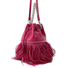 Load image into Gallery viewer, J&amp;M DAVIDSON Shoulder Bag Pink Leather
