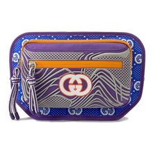 Load image into Gallery viewer, GUCCI GGNylon Belt Bag Purple/Blue/Orange752102 Nylon Rubber
