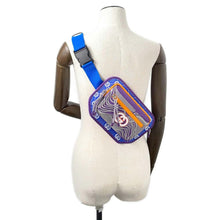 Load image into Gallery viewer, GUCCI GGNylon Belt Bag Purple/Blue/Orange752102 Nylon Rubber
