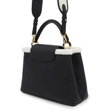 将图像加载到图库查看器中，LOUIS VUITTON Capucines BlackM59073 Taurillon Leather Shearling Size MM
