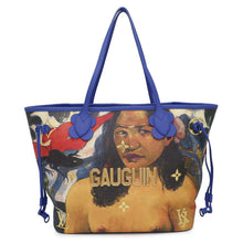 Load image into Gallery viewer, LOUIS VUITTON Neverfull Blue/MulticolorM43359 Monogram Celty Masters Collection Gauguin Size MM
