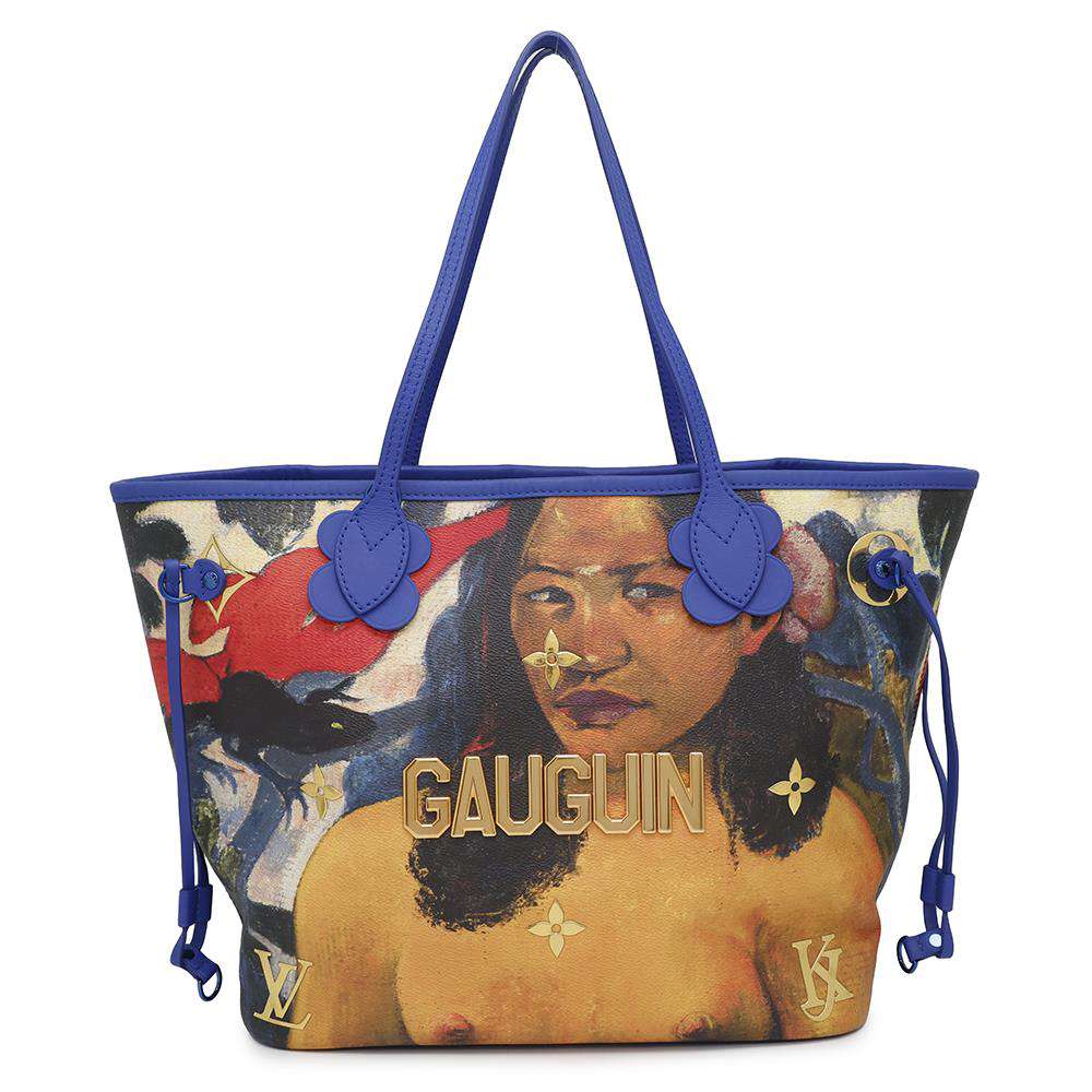LOUIS VUITTON Neverfull Blue/MulticolorM43359 Monogram Celty Masters Collection Gauguin Size MM