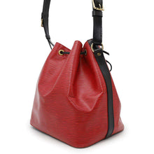 将图像加载到图库查看器中，LOUIS VUITTON Petit Noe Castilian Red/NoirM44172 Epi Leather
