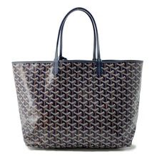 Load image into Gallery viewer, GOYARD Saint Louis NavySTLOUIPMLTY07CL07P PVC Coated Canvas Leather Size PM
