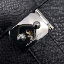 将图像加载到图库查看器中，HERMES Sac Depeche Black Epsom Size 27
