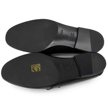 将图像加载到图库查看器中，HERMES Mocassins Neost Black Leather Size 37
