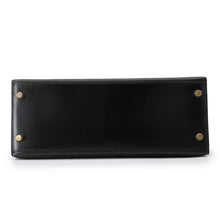 Load image into Gallery viewer, HERMES Kelly Sellier Black Box Calf Leather Size 28
