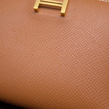 将图像加载到图库查看器中，HERMES BEAN Compact Gold Epsom
