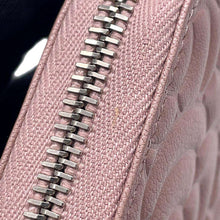 Load image into Gallery viewer, CHANEL Camellia Zip Around Long Wealth Cloth PinkA82281 Leather
