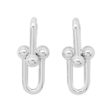 将图像加载到图库查看器中，TIFFANY&amp;Co. Hardware Extra Link Earrings Size Extra large60013153 SV925
