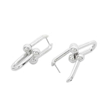 将图像加载到图库查看器中，TIFFANY&amp;Co. Hardware Extra Link Earrings Size Extra large60013153 SV925
