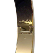 Load image into Gallery viewer, HERMES Clic Clac H Size PM White Metal Enamel
