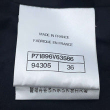 将图像加载到图库查看器中，CHANEL Tweed Short Jacket Size 36 BlackP71896 Cotton62% Nylon38%
