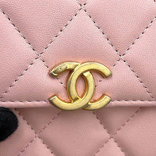 将图像加载到图库查看器中，CHANEL Matelasse Top Handle PinkAP2945 Lambskin
