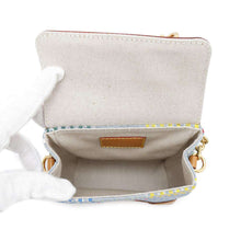 Load image into Gallery viewer, LOUIS VUITTON Nano Steamer MulticolorN00190 LV Birds Damier Denim
