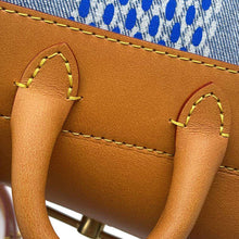 Load image into Gallery viewer, LOUIS VUITTON Nano Steamer MulticolorN00190 LV Birds Damier Denim
