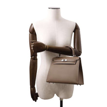 Load image into Gallery viewer, HERMES Kelly Sellier Etoupe Epsom Size 25

