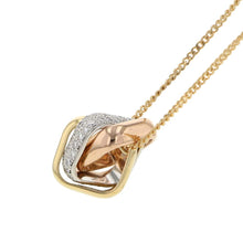 Load image into Gallery viewer, CARTIER Trinity Cushion Pendant Semi-PavéN7424481 K18YG K18PG K18WG
