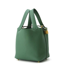 Load image into Gallery viewer, HERMES Picotin Lock Vert Moyen Taurillon Clemence Size PM

