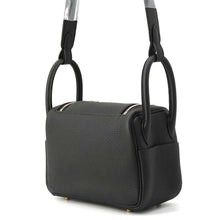 Load image into Gallery viewer, HERMES Lindy Black Taurillon Clemence Size Mini
