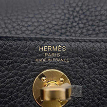 Load image into Gallery viewer, HERMES Lindy Black Taurillon Clemence Size Mini
