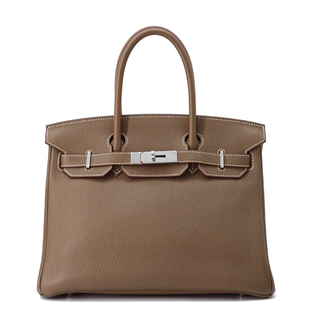 HERMES Birkin Etoupe Togo Leather Size 30