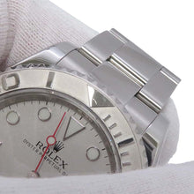 将图像加载到图库查看器中，ROLEX Yacht-Master W40mm Stainless Steel PT950 Silver Dial116622
