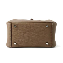 将图像加载到图库查看器中，HERMES Lindy Etoupe Taurillon Clemence Size Mini
