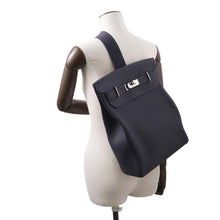 Load image into Gallery viewer, HERMES Kelly Akkad Blue Nuit Togo Leather Size GM
